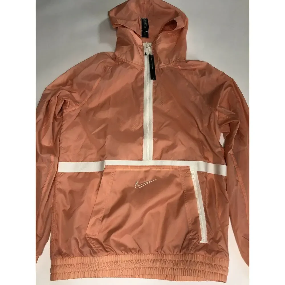 Nike DNA Jacket Mens Pink Half Zip Color Block Outdoor Active Wear BV9358 606 S